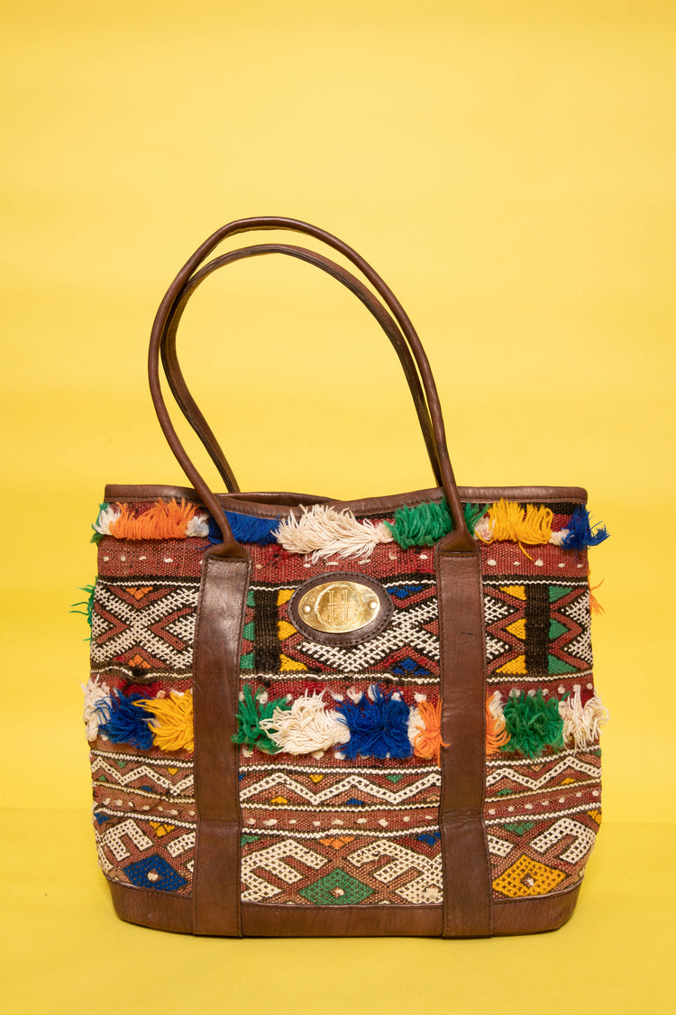 Moroccan Berber Tote Bags 16x12x6