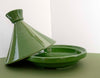 Hand Painted Green Moroccan Cooking Tagine