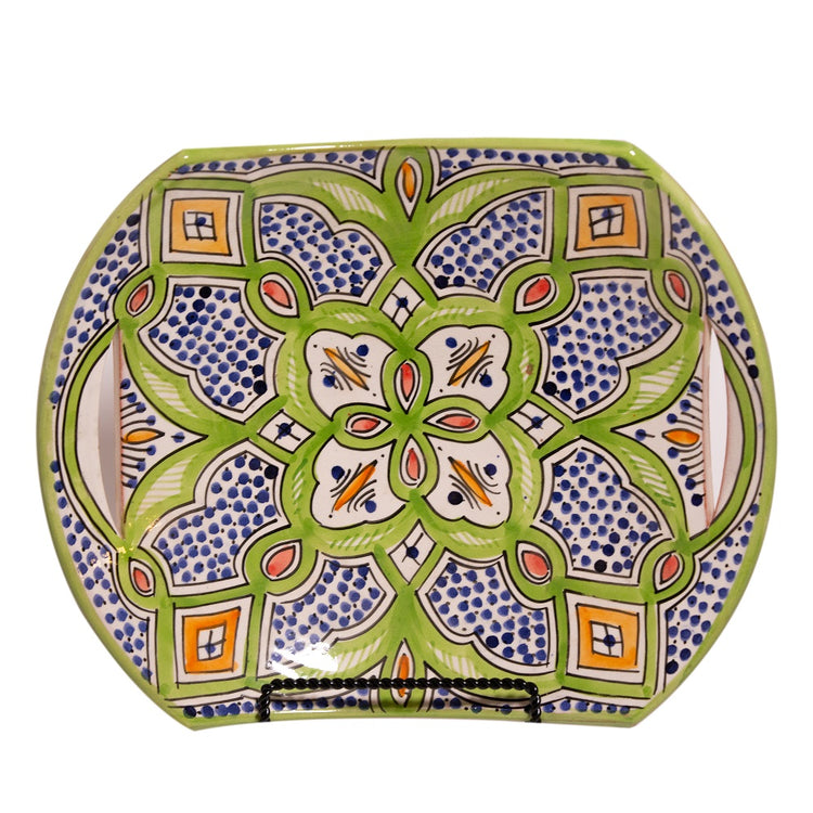 Ceramic Serving Platter - Green
